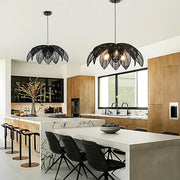 Laurelwood Vessel Rattan Petal Pendant Light — gallery image 5