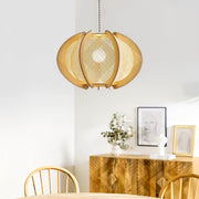 Redfern Vessel Wood Petal Pendant Light — gallery image 5