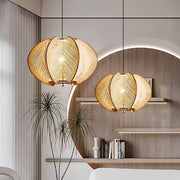 Redfern Vessel Wood Petal Pendant Light — gallery image 10