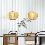 Redfern Vessel Wood Petal Pendant Light — gallery image 2