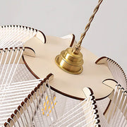 Redfern Vessel Wood Petal Pendant Light — gallery image 17
