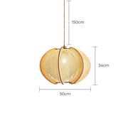 Redfern Vessel Wood Petal Pendant Light — gallery image 20