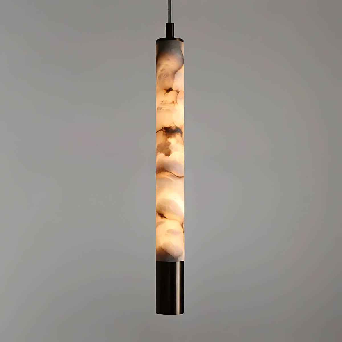 Kingsley Vessel Alabaster Linear Pendant Light — gallery image 5