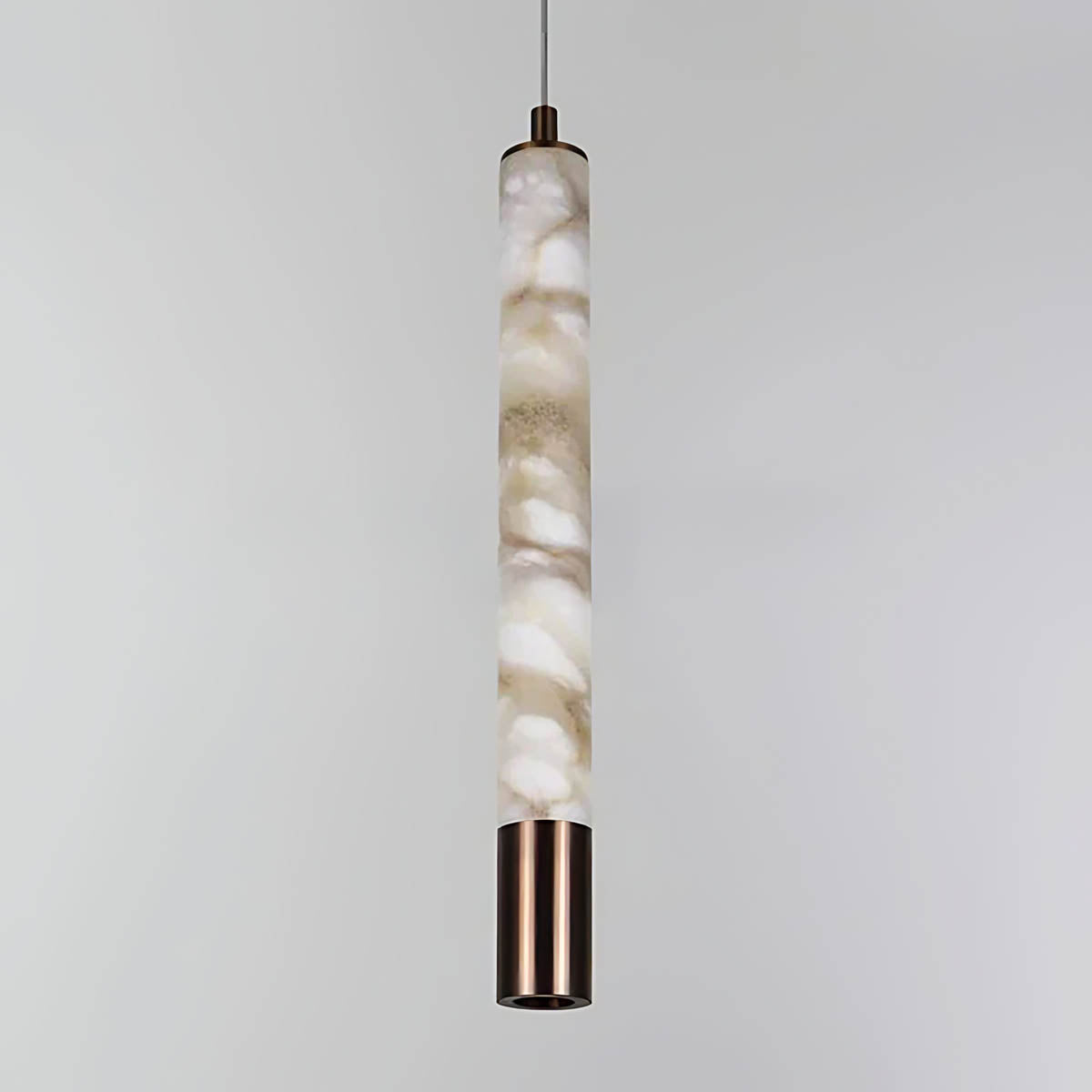 Kingsley Vessel Alabaster Linear Pendant Light — gallery image 6