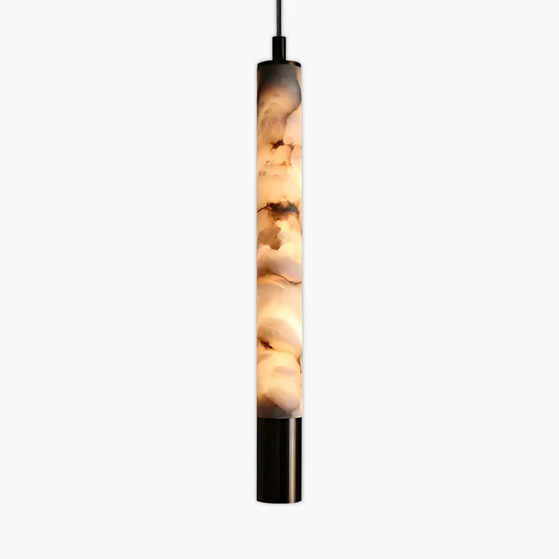 Kingsley Vessel Alabaster Linear Pendant Light — gallery image 1