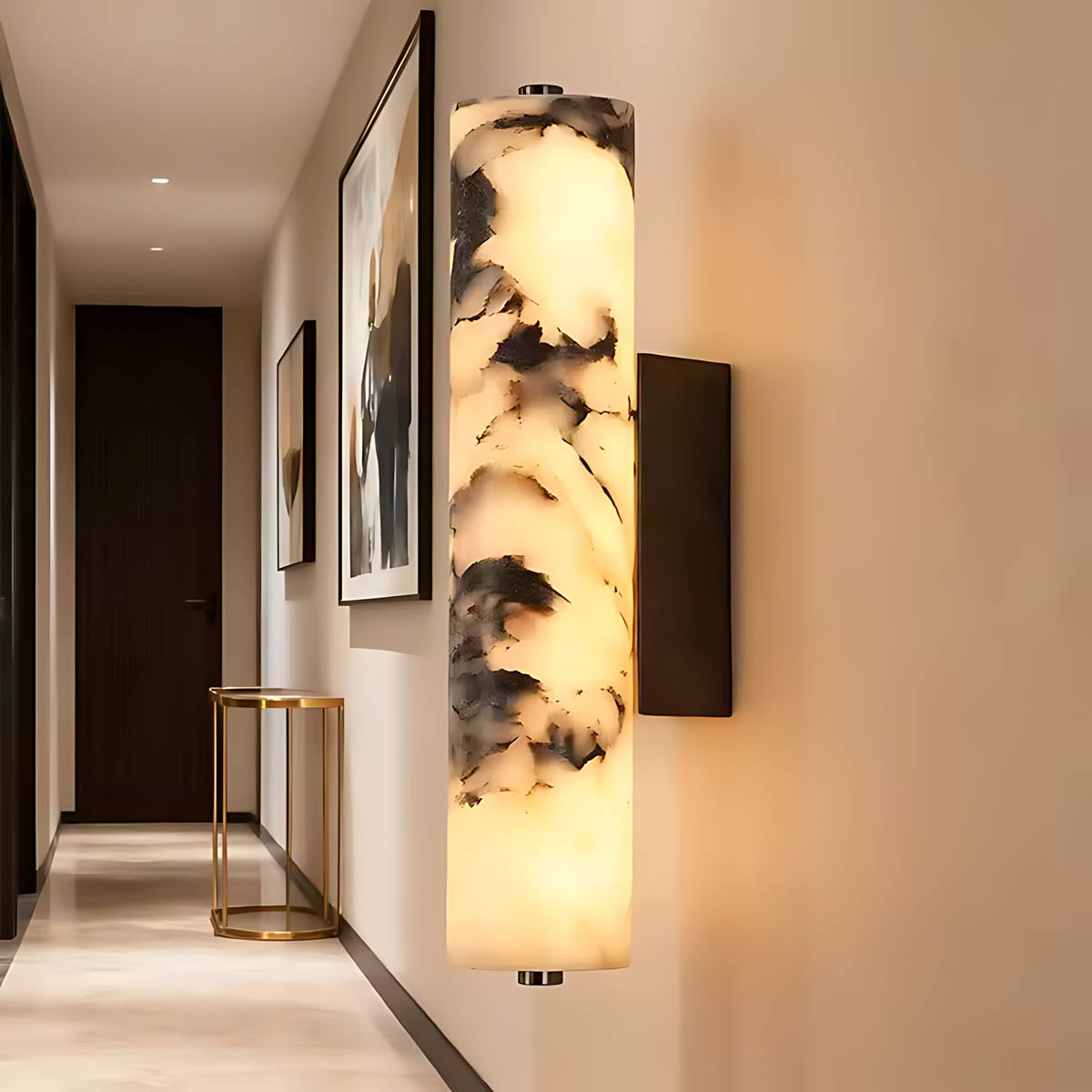 Riverton Vessel Marble Wall Sconce — gallery image 5