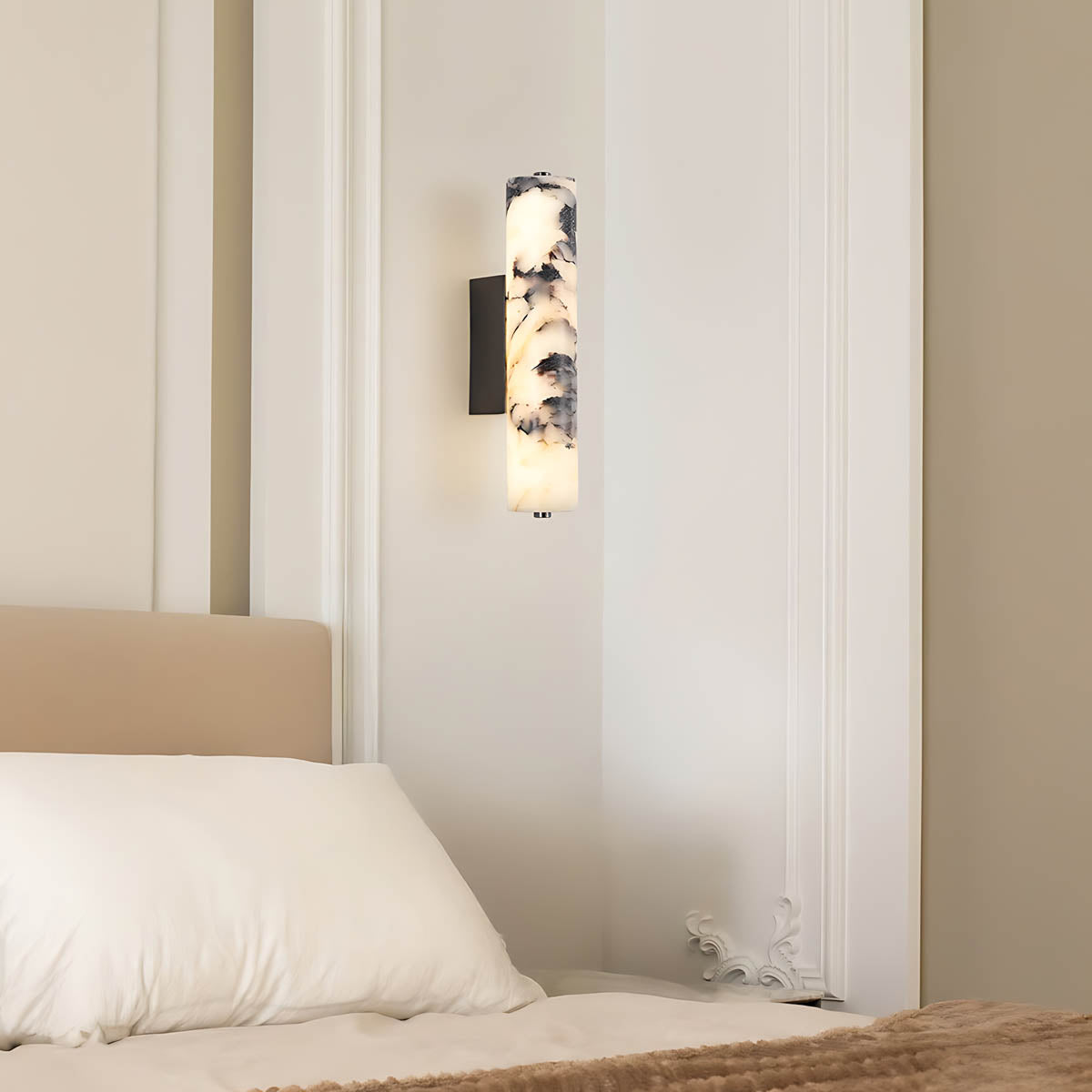 Riverton Vessel Marble Wall Sconce — gallery image 8