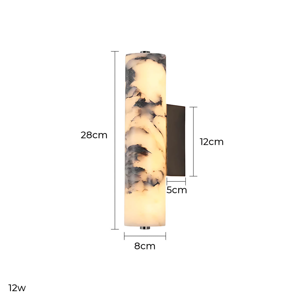 Riverton Vessel Marble Wall Sconce — gallery image 14