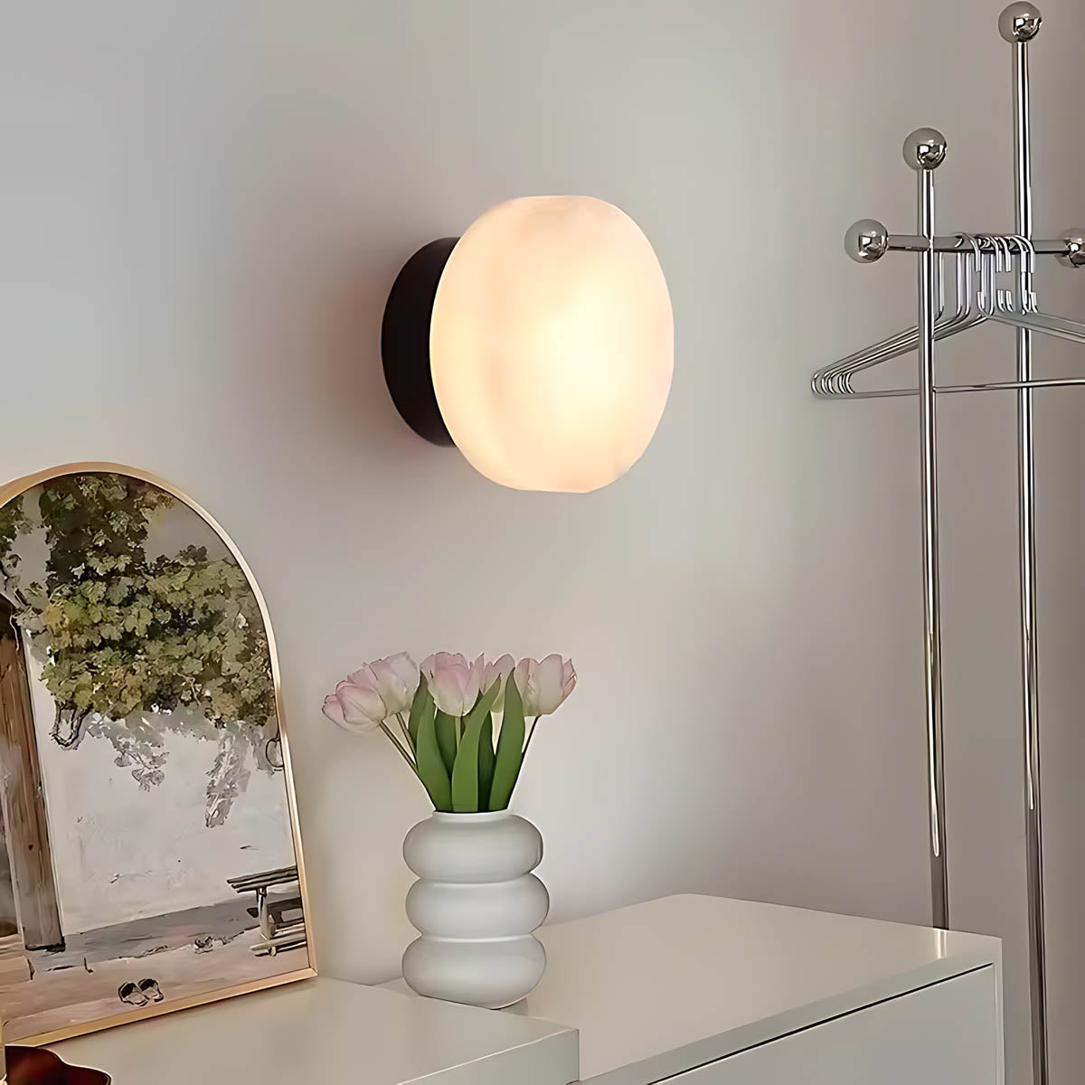 Brookfield Vessel Marble Wall Sconce — gallery image 2