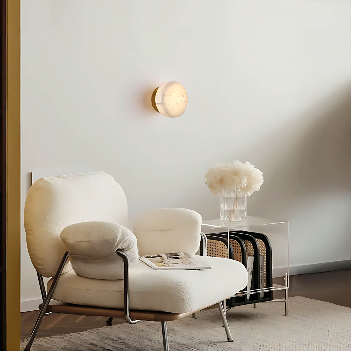 Brookfield Vessel Marble Wall Sconce — gallery image 5