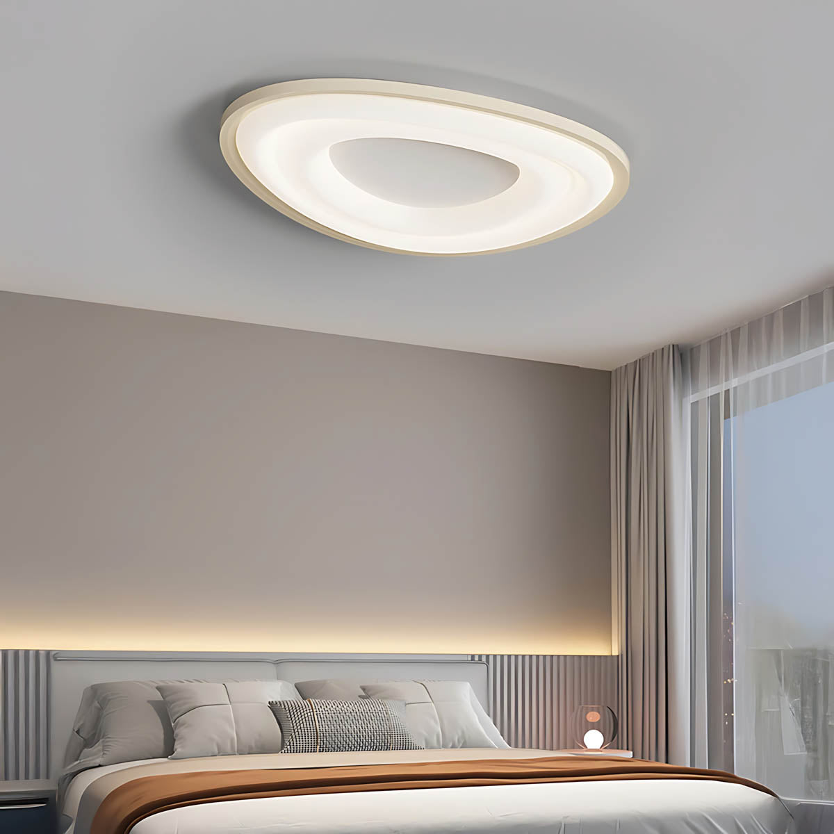 Northwick Vessel Acrylic Pebble Ceiling Light — gallery image 6