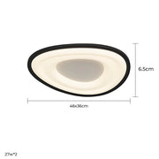 Northwick Vessel Acrylic Pebble Ceiling Light — gallery image 14