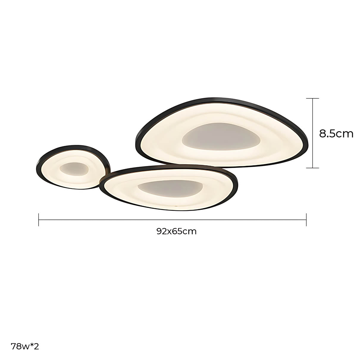 Northwick Vessel Acrylic Pebble Ceiling Light — gallery image 16