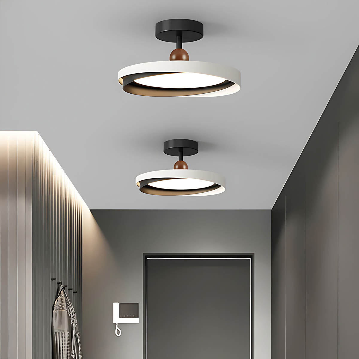 Westcott Vessel Aluminum Ring Pendant Light — gallery image 3