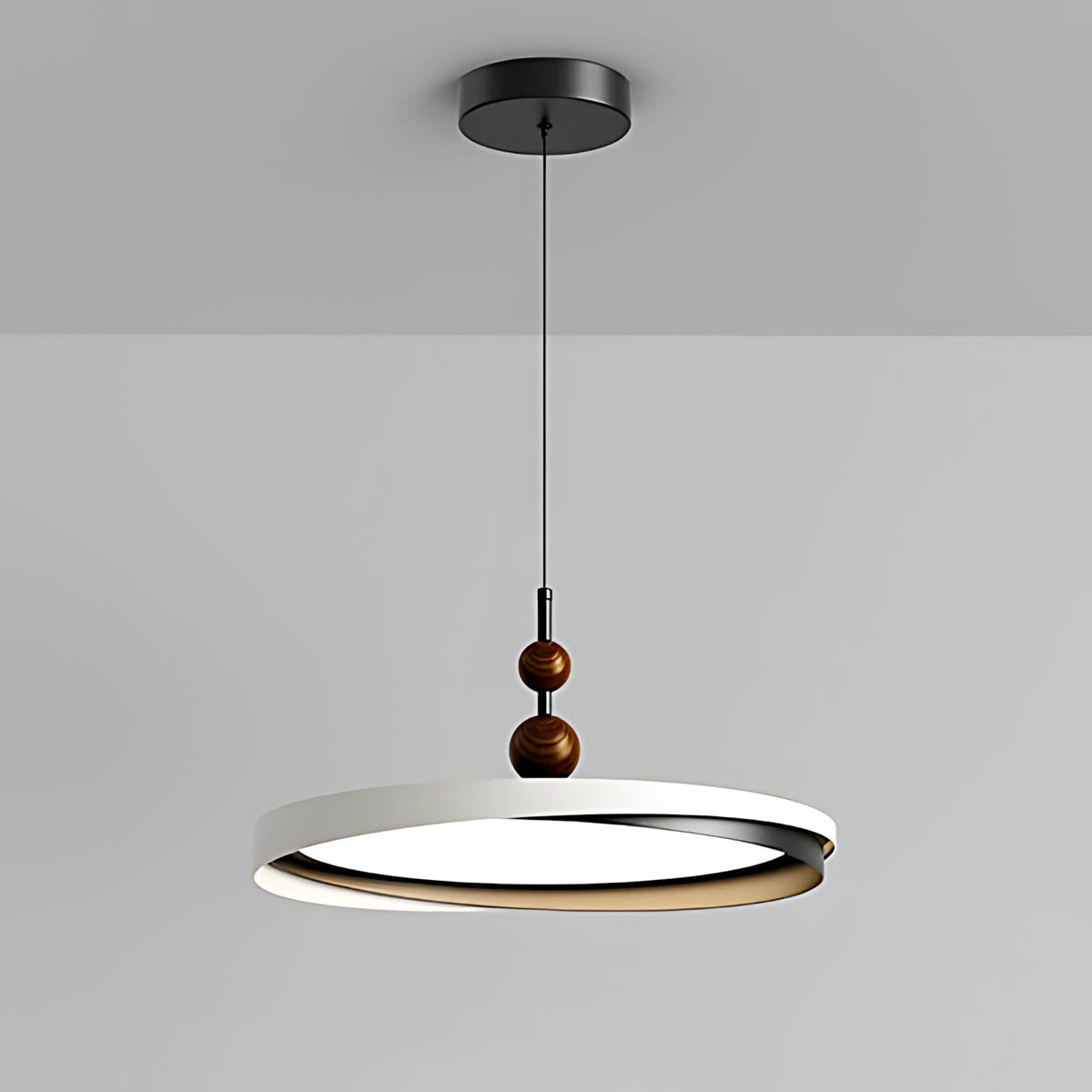 Westcott Vessel Aluminum Ring Pendant Light — gallery image 8