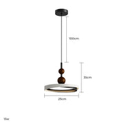 Westcott Vessel Aluminum Ring Pendant Light — gallery image 13