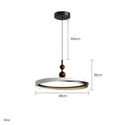 Westcott Vessel Aluminum Ring Pendant Light — gallery image 14