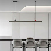 Alderwood Vessel Aluminum Linear Pendant Light — gallery image 3