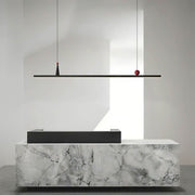Alderwood Vessel Aluminum Linear Pendant Light — gallery image 4