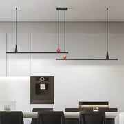 Alderwood Vessel Aluminum Linear Pendant Light — gallery image 9