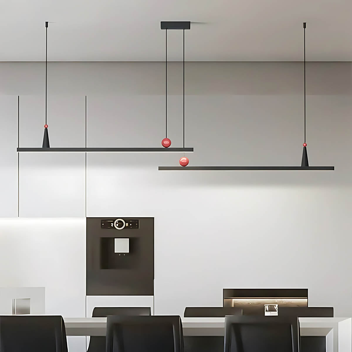 Alderwood Vessel Aluminum Linear Pendant Light — gallery image 9