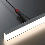 Alderwood Vessel Aluminum Linear Pendant Light — gallery image 13