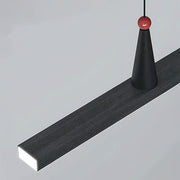 Alderwood Vessel Aluminum Linear Pendant Light — gallery image 14