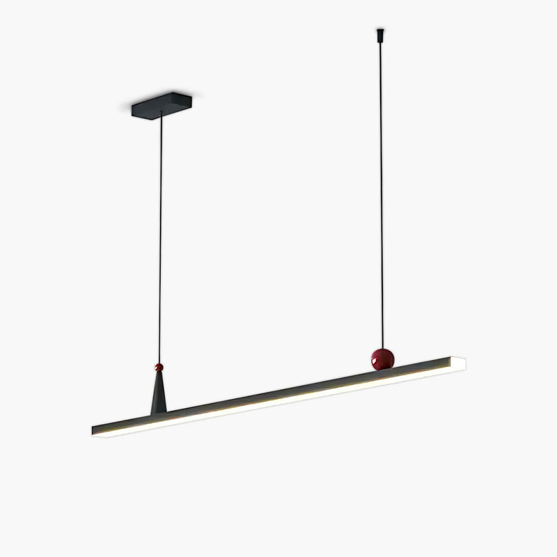 Alderwood Vessel Aluminum Linear Pendant Light — gallery image 1