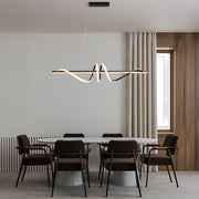 Cranford Vessel Aluminum Linear Chandelier — gallery image 5