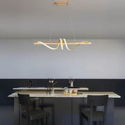 Cranford Vessel Aluminum Linear Chandelier — gallery image 2
