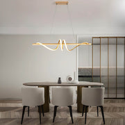 Cranford Vessel Aluminum Linear Chandelier — gallery image 8