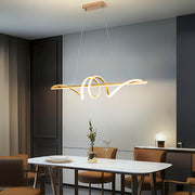 Cranford Vessel Aluminum Linear Chandelier — gallery image 4