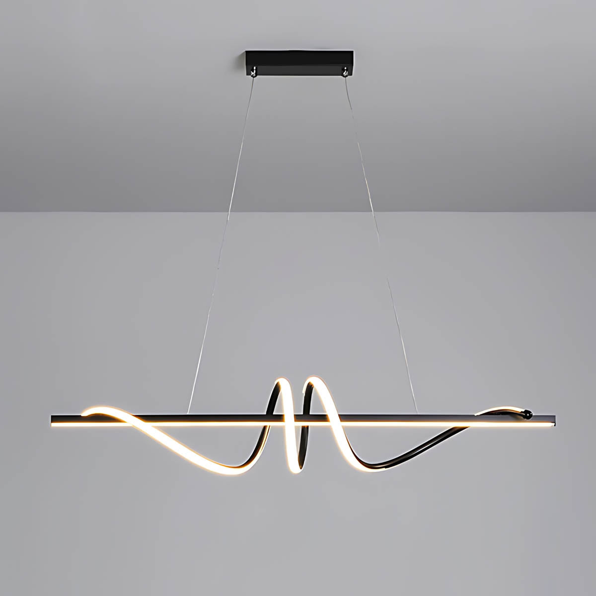 Cranford Vessel Aluminum Linear Chandelier — gallery image 11