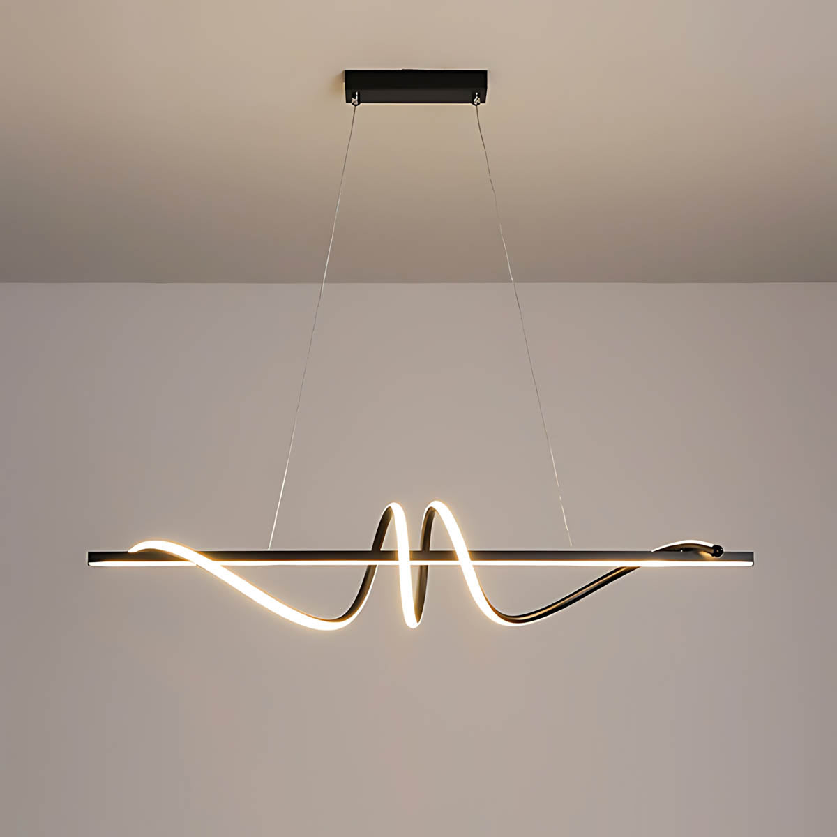 Cranford Vessel Aluminum Linear Chandelier — gallery image 12