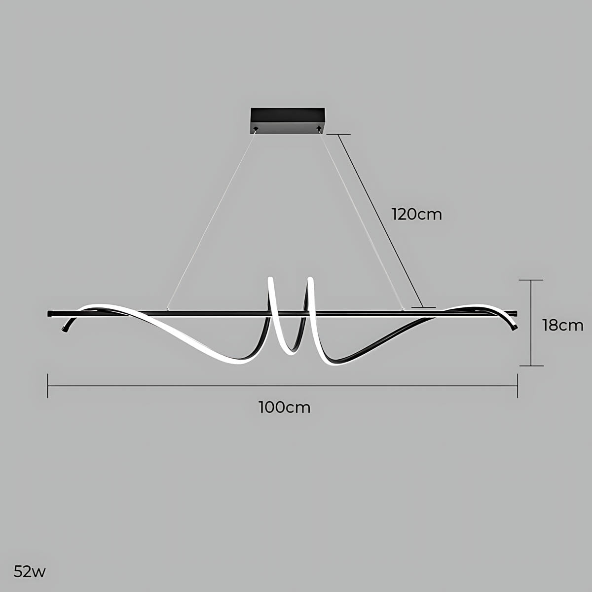 Cranford Vessel Aluminum Linear Chandelier — gallery image 13