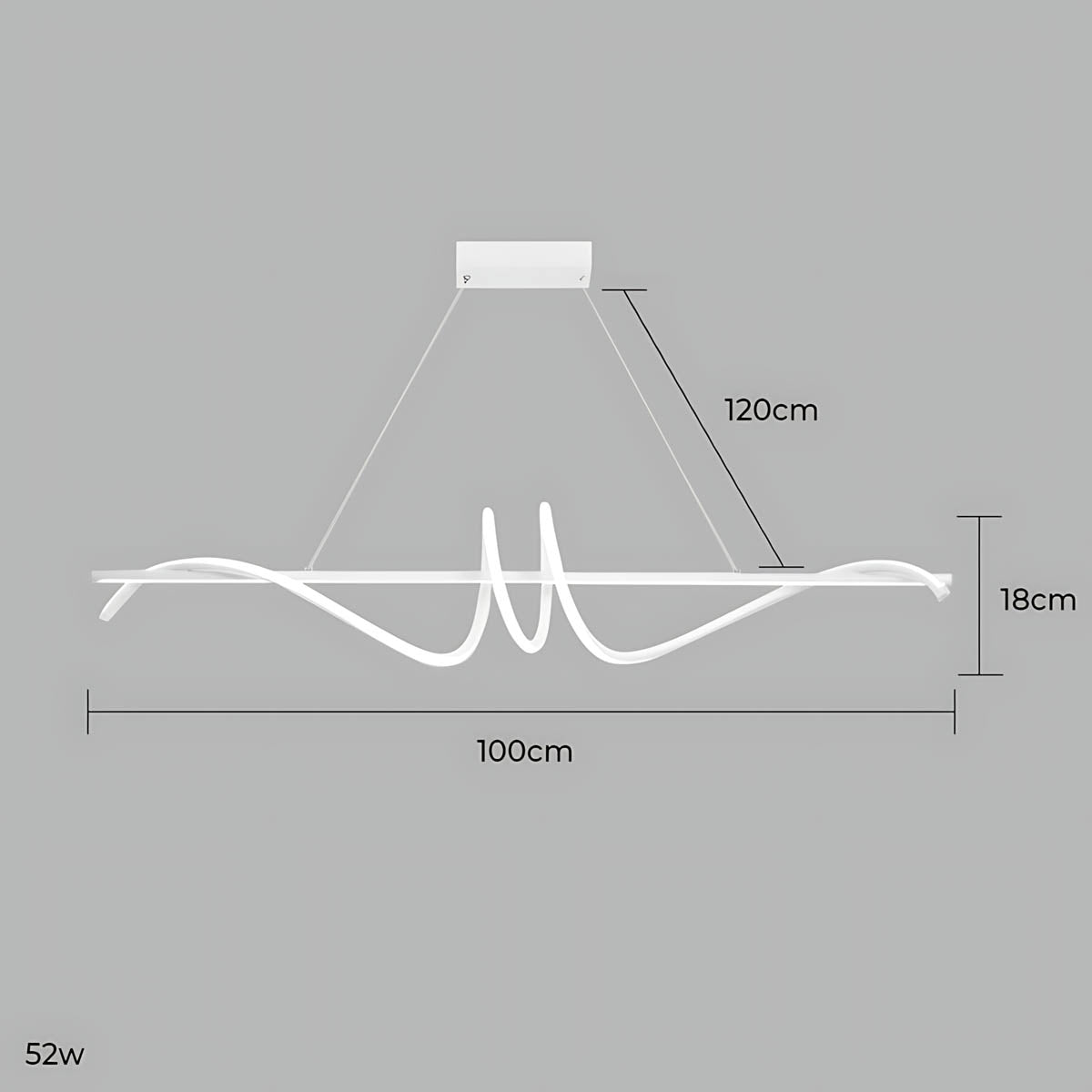 Cranford Vessel Aluminum Linear Chandelier — gallery image 15