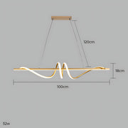Cranford Vessel Aluminum Linear Chandelier — gallery image 17