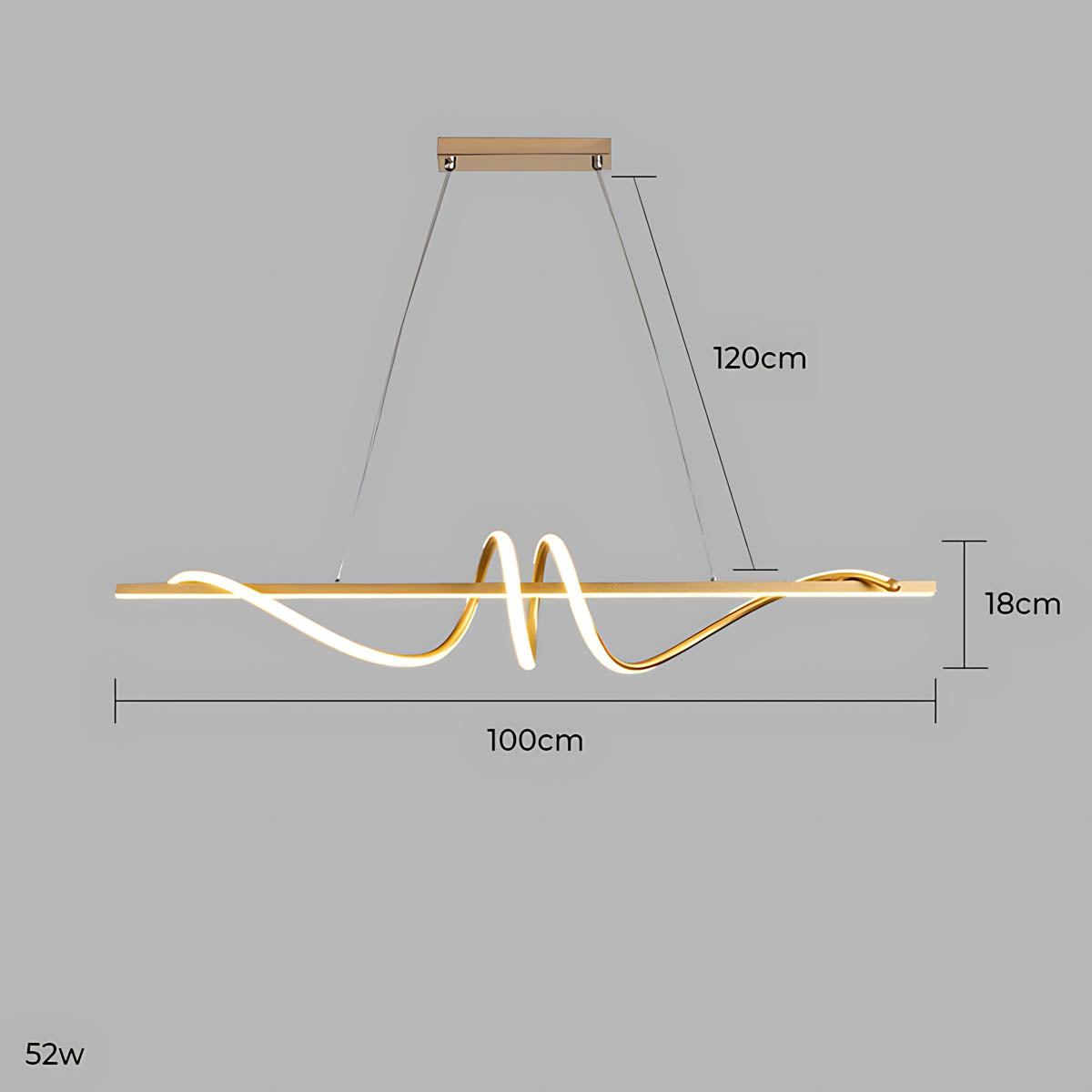Cranford Vessel Aluminum Linear Chandelier — gallery image 17