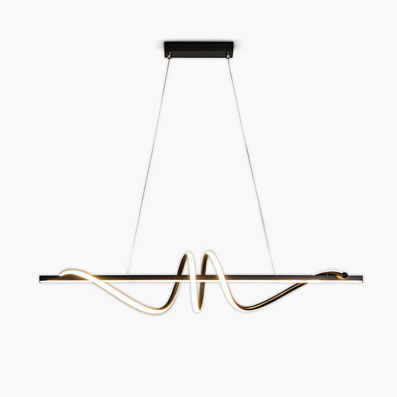 Cranford Vessel Aluminum Linear Chandelier — gallery image 1