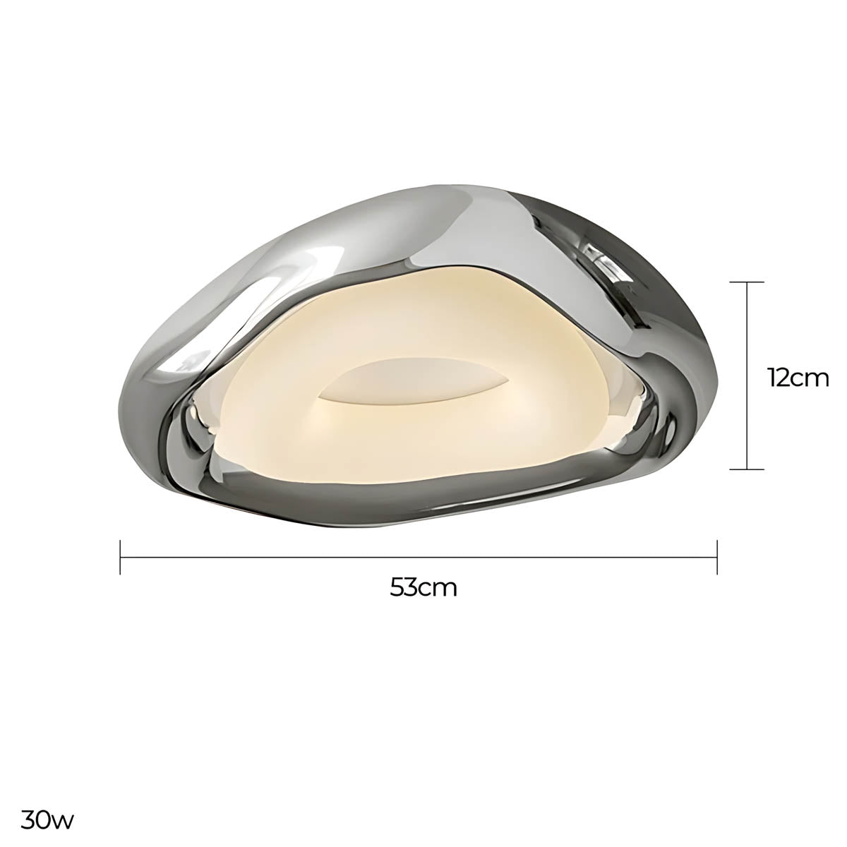 Fernwood Vessel Acrylic Ceiling Light — gallery image 9