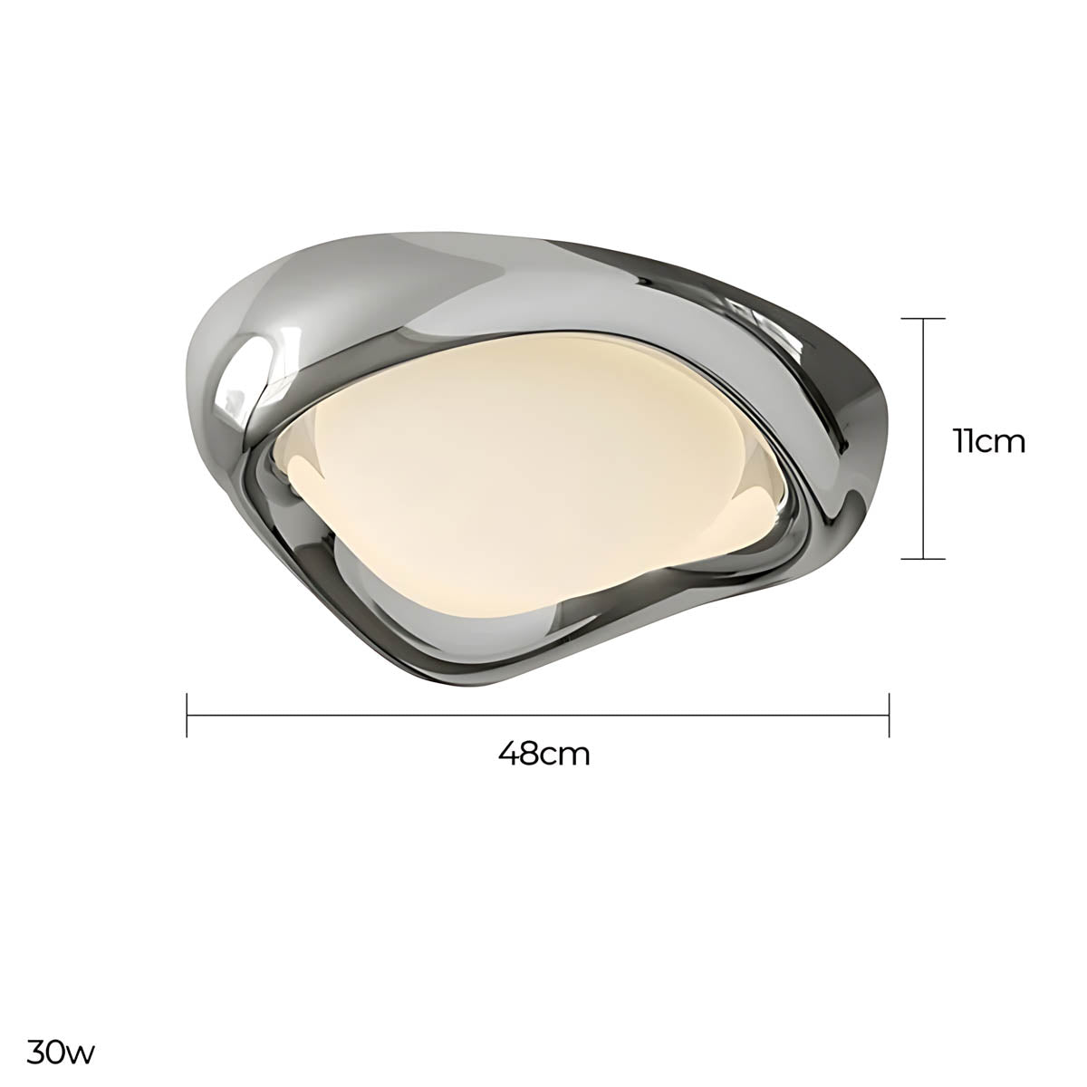Fernwood Vessel Acrylic Ceiling Light — gallery image 11