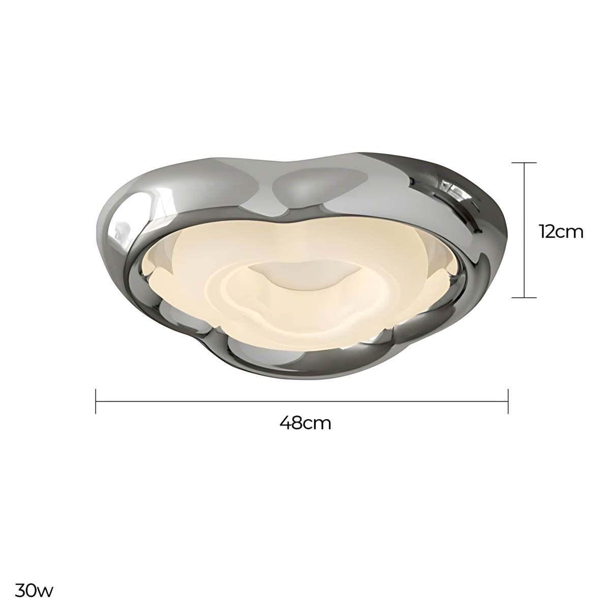 Fernwood Vessel Acrylic Ceiling Light — gallery image 12