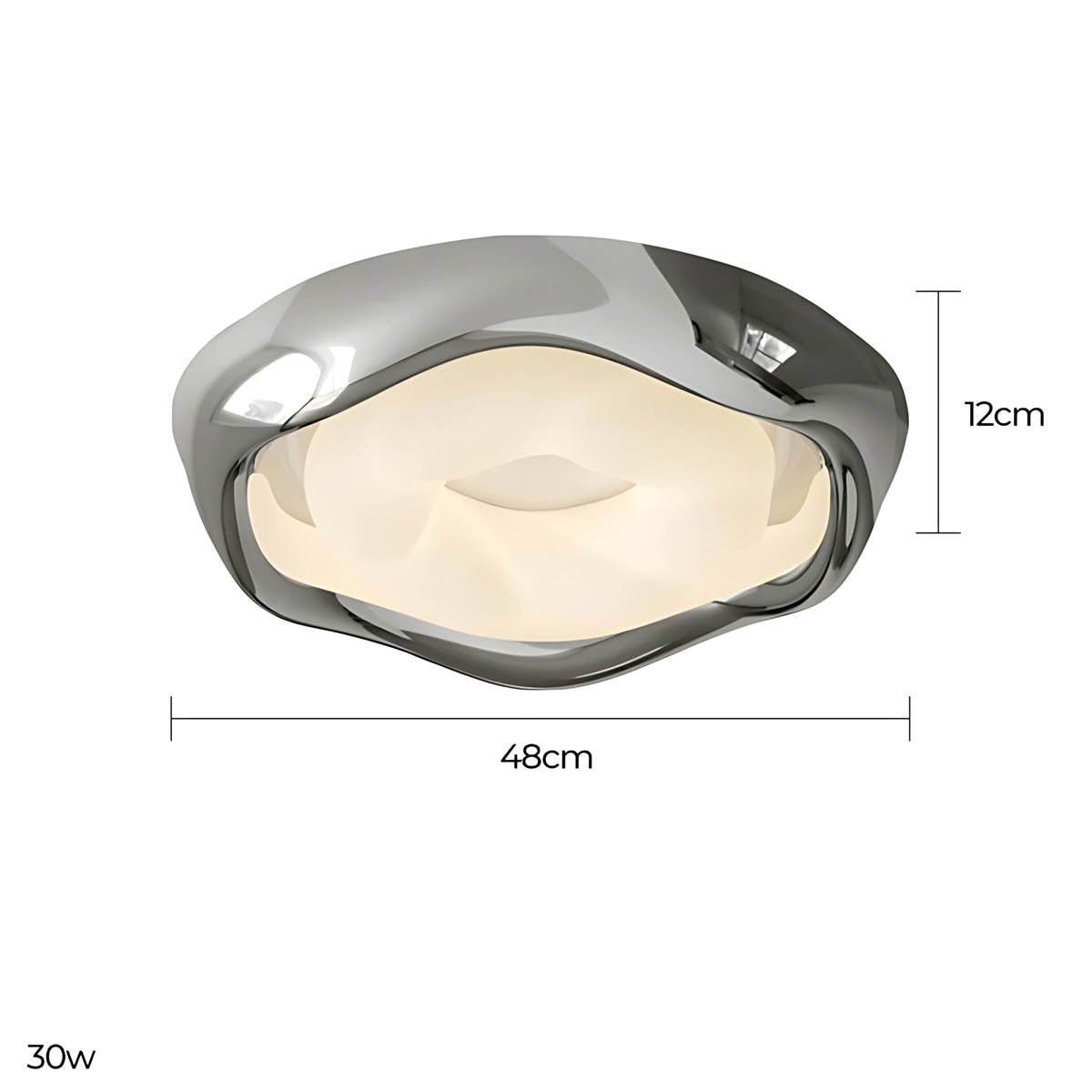 Fernwood Vessel Acrylic Ceiling Light — gallery image 13
