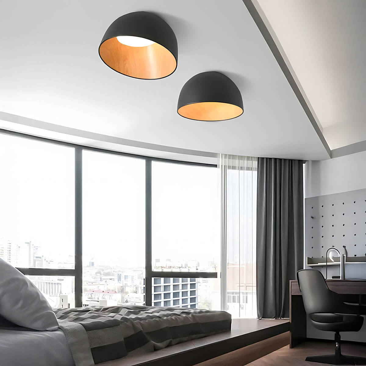 Hartley Vessel Acrylic Dome Ceiling Light — gallery image 6