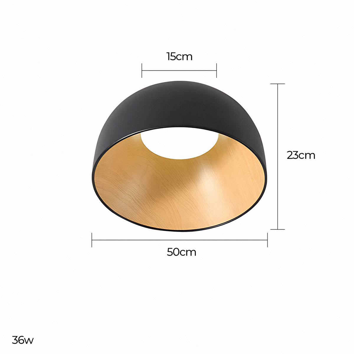 Hartley Vessel Acrylic Dome Ceiling Light — gallery image 18