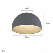 Hartley Vessel Acrylic Dome Ceiling Light — gallery image 19