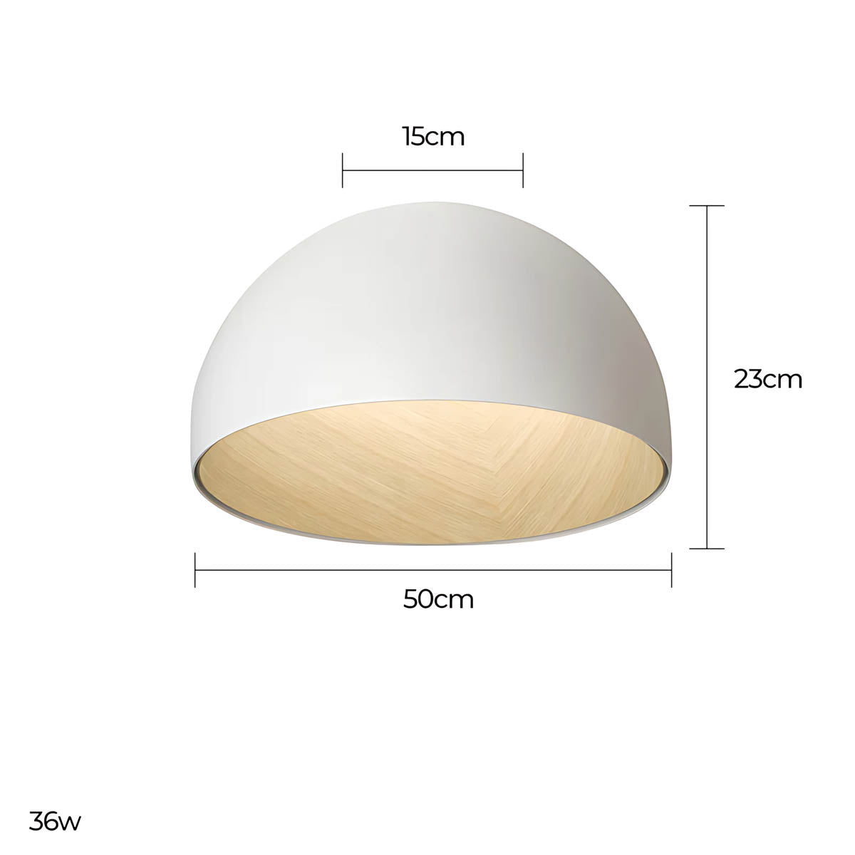 Hartley Vessel Acrylic Dome Ceiling Light — gallery image 22