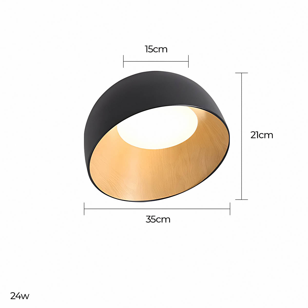 Hartley Vessel Acrylic Dome Ceiling Light — gallery image 23