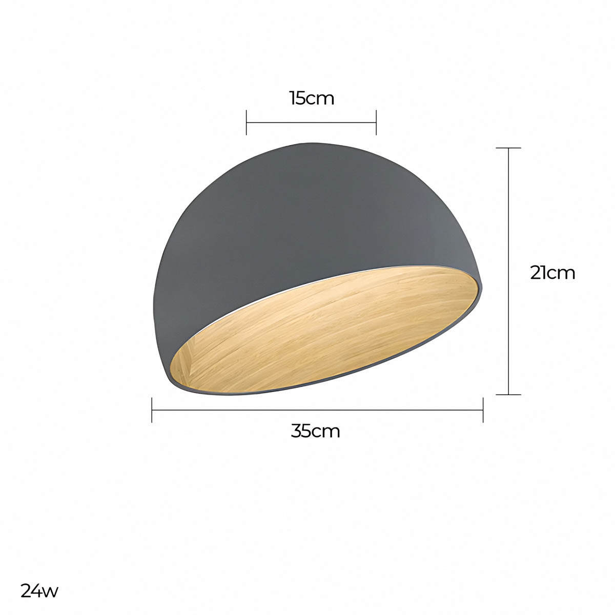 Hartley Vessel Acrylic Dome Ceiling Light — gallery image 25