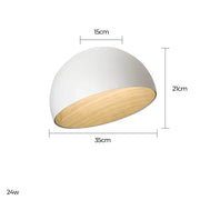 Hartley Vessel Acrylic Dome Ceiling Light — gallery image 27